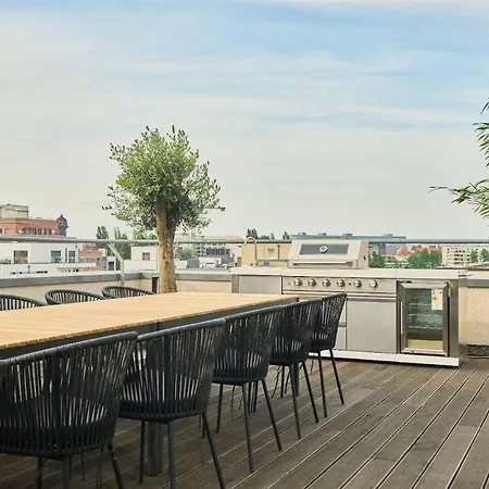 Stralau360 - Exclusive Penthouse With Sauna & Panoramic Rooftop 아파트