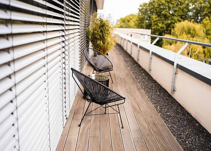 公寓 Stralau360 - Exclusive Penthouse With Sauna & Panoramic Rooftop