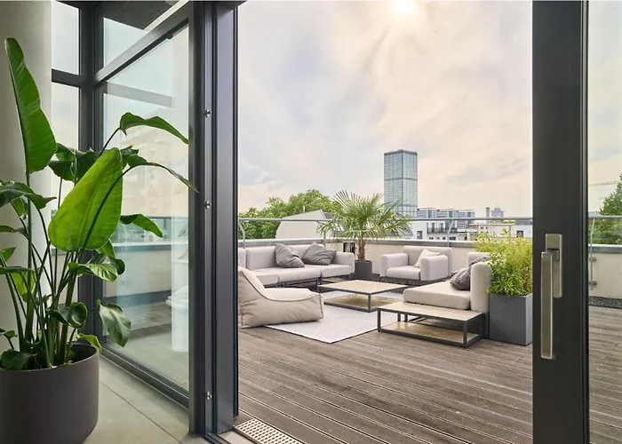 Stralau360 - Exclusive Penthouse With Sauna & Panoramic Rooftop 柏林