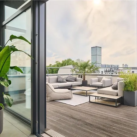 Stralau360 - Exclusive Penthouse With Sauna & Panoramic Rooftop Berlin