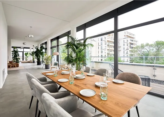 Lägenhet Stralau360 - Exclusive Penthouse With Sauna & Panoramic Rooftop